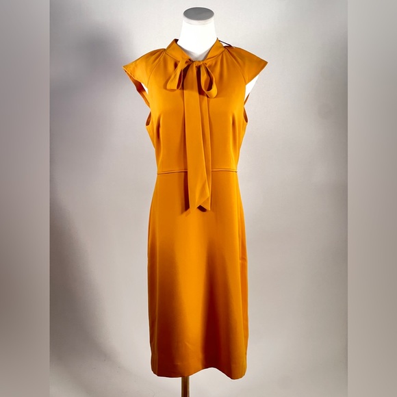 NWT NEW J crew Ruffle-front sheath dress in 365 crepe - Picture 2 of 5